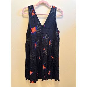 Knot Sisters Black V-Neck Sleeveless Firefly Dress Size Medium New